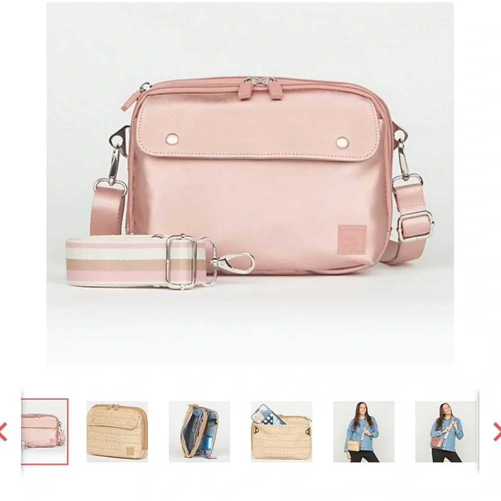 IHKWIP Everyday Essentials crossbody bag in metallic rose gold - Picture 1 of 7